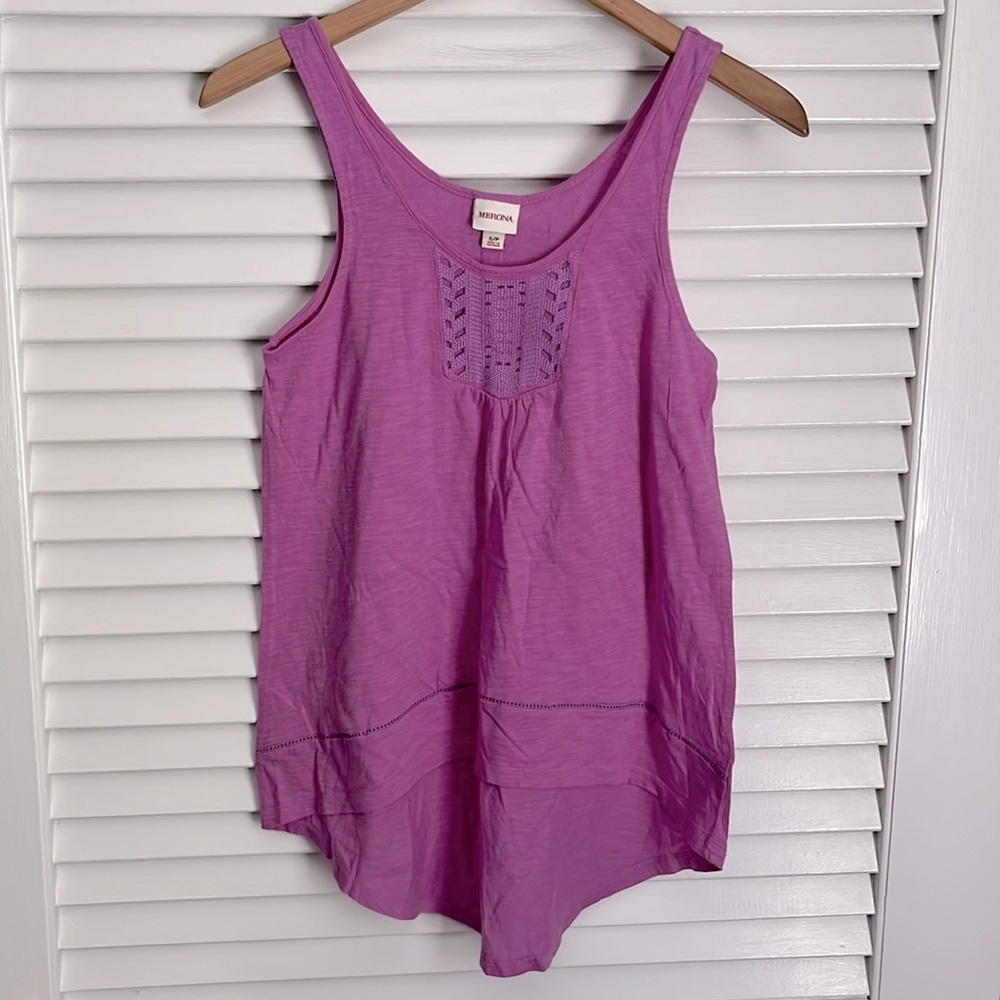Merona hi lo flowy festival tunic tank top